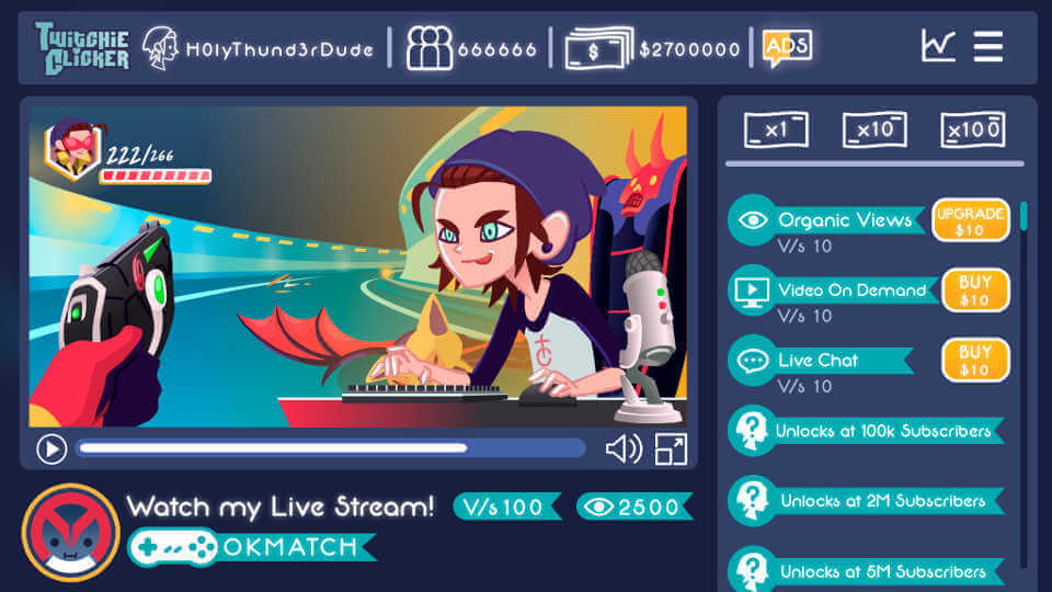 Twitchie Clicker